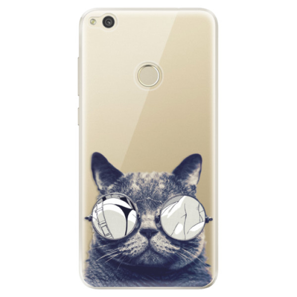 Silikonové odolné pouzdro iSaprio Crazy Cat 01 na mobil Huawei P9 Lite 2017 (Silikonový odolný kryt, obal, pouzdro iSaprio Crazy Cat 01 na mobil Huawei P9 Lite (2017))