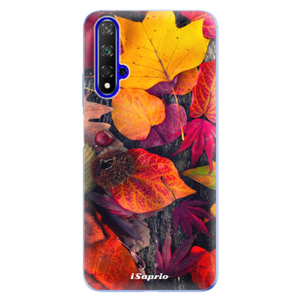 Odolné silikonové pouzdro iSaprio - Autumn Leaves 03 - Huawei Honor 20