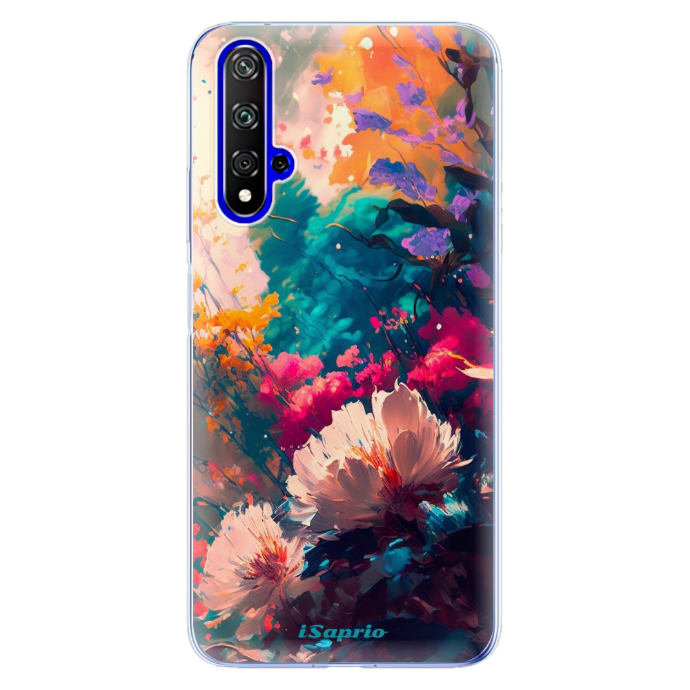 Odolné silikonové pouzdro iSaprio - Flower Design - Huawei Honor 20