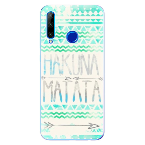 Odolné silikonové pouzdro iSaprio - Hakuna Matata Green - Huawei Honor 20 Lite