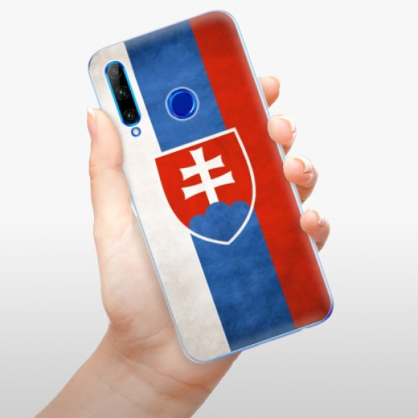 Odolné silikonové pouzdro iSaprio - Slovakia Flag - Huawei Honor 20 Lite