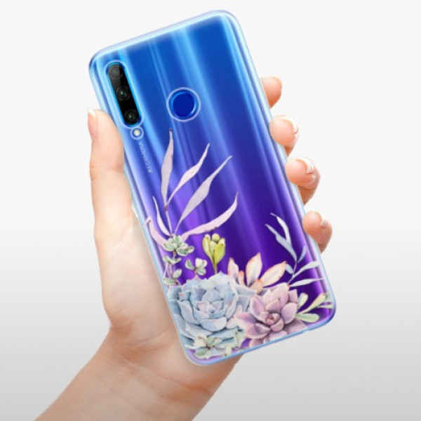 Odolné silikonové pouzdro iSaprio - Succulent 01 - Huawei Honor 20 Lite