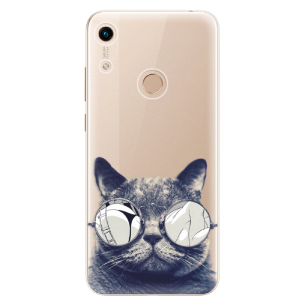 Odolné silikonové pouzdro iSaprio - Crazy Cat 01 - Huawei Honor 8A