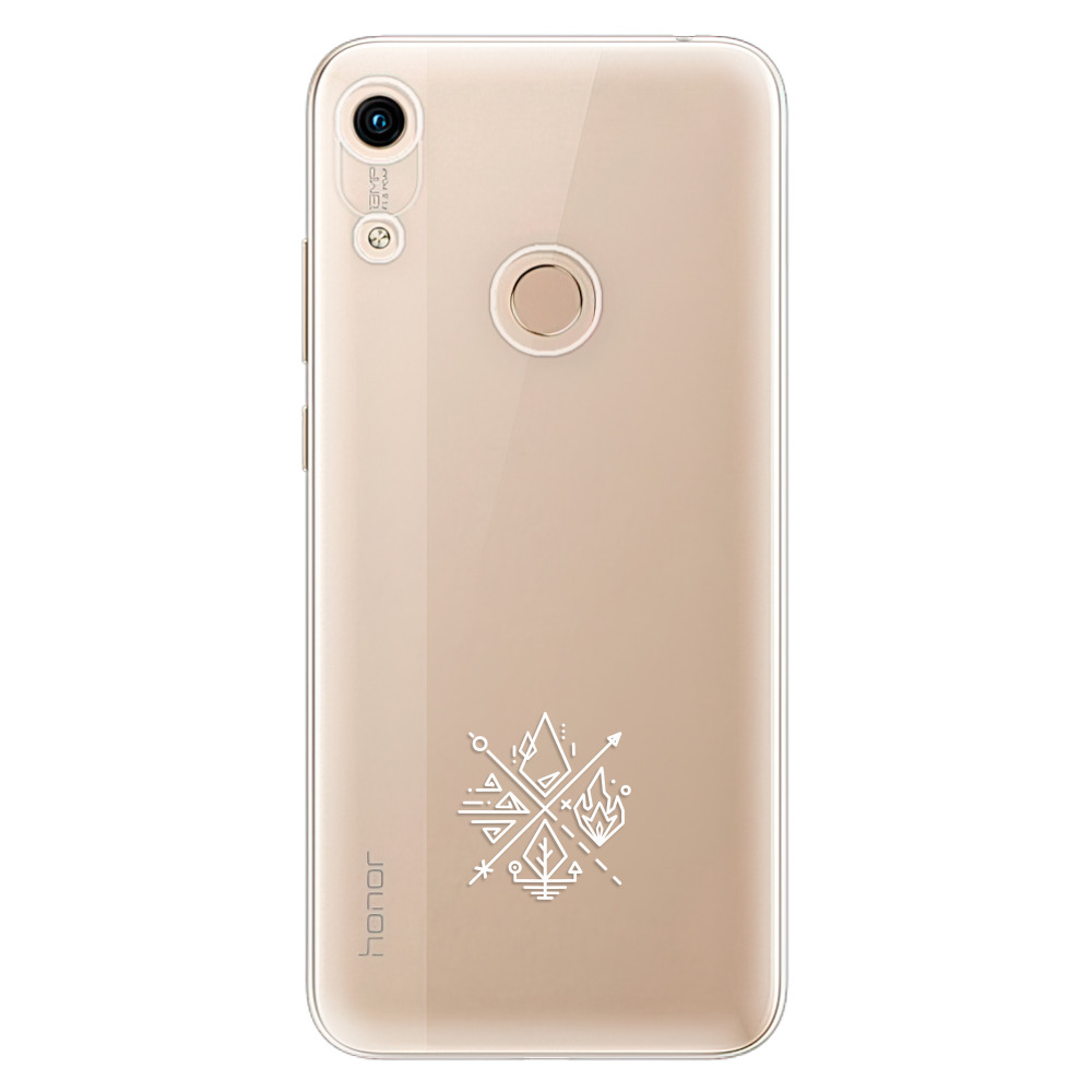 Odolné silikonové pouzdro iSaprio - čiré - Elements - Huawei Honor 8A