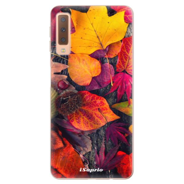 Odolné silikonové pouzdro iSaprio - Autumn Leaves 03 - Samsung Galaxy A7 (2018)