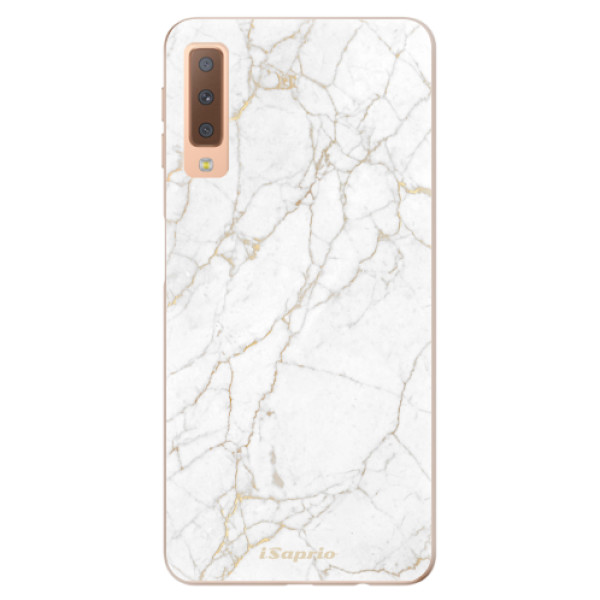 Odolné silikonové pouzdro iSaprio - GoldMarble 13 - Samsung Galaxy A7 (2018)