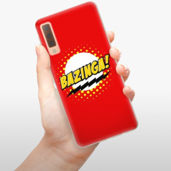 Odolné silikonové pouzdro iSaprio - Bazinga 01 - Samsung Galaxy A7 (2018)