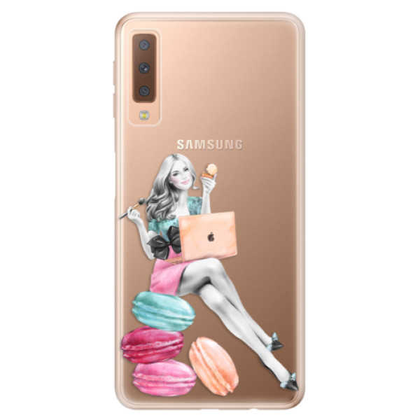 Odolné silikonové pouzdro iSaprio - Girl Boss - Samsung Galaxy A7 (2018)
