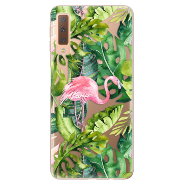 Silikonové odolné pouzdro iSaprio Jungle 02 na mobil Samsung Galaxy A7 (2018) (Silikonový odolný kryt, obal, pouzdro iSaprio Jungle 02 na mobil Samsung Galaxy A7 2018)