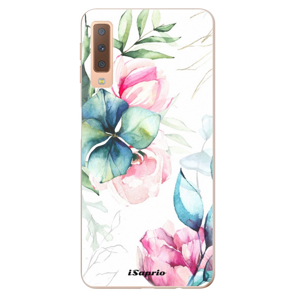 Odolné silikonové pouzdro iSaprio - Flower Art 01 - Samsung Galaxy A7 (2018)