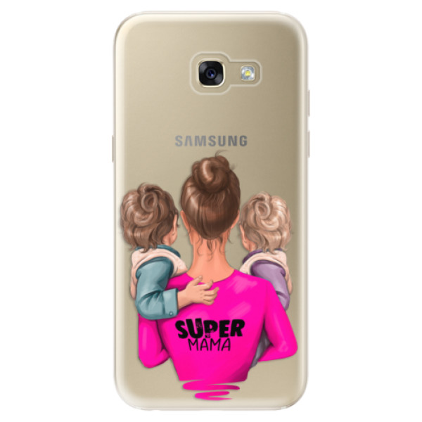 Odolné silikonové pouzdro iSaprio - Super Mama - Two Boys - Samsung Galaxy A5 2017