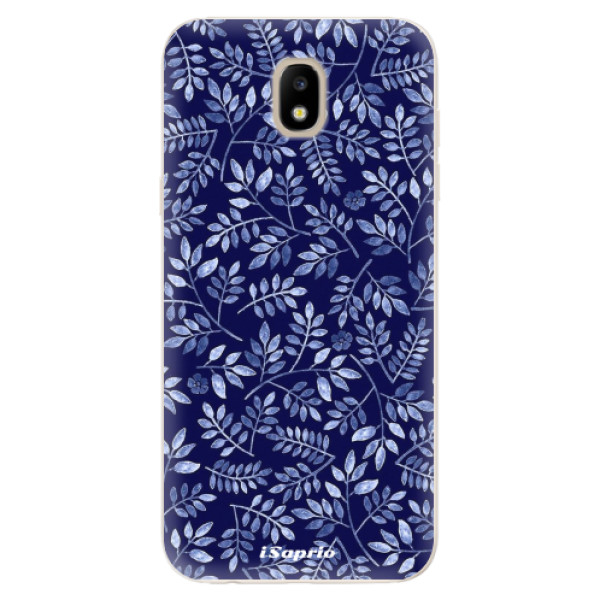 Silikonové odolné pouzdro iSaprio Blue Leaves 05 na mobil Samsung Galaxy J5 2017 (Silikonový odolný kryt, obal, pouzdro iSaprio Blue Leaves 05 na mobil Samsung Galaxy J5 (2017))