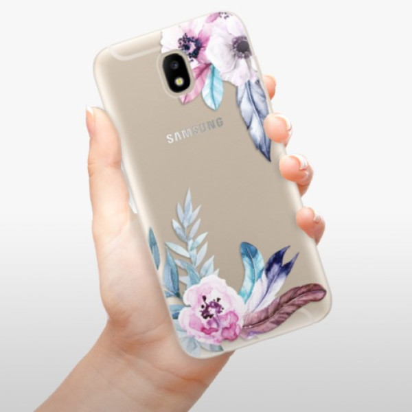 Odolné silikonové pouzdro iSaprio - Flower Pattern 04 - Samsung Galaxy J5 2017