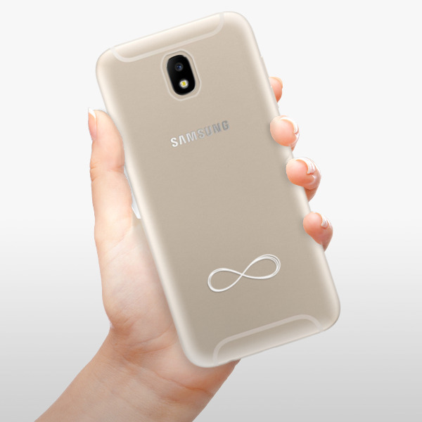 Odolné silikonové pouzdro iSaprio - čiré - Infinity - Samsung Galaxy J5 2017