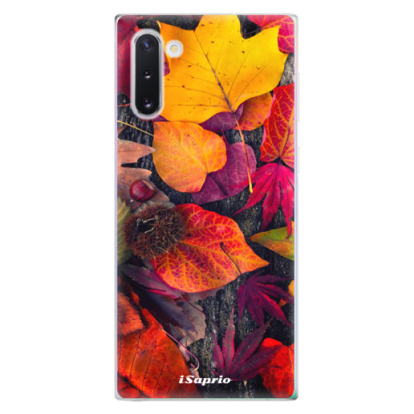 Odolné silikonové pouzdro iSaprio - Autumn Leaves 03 - Samsung Galaxy Note 10