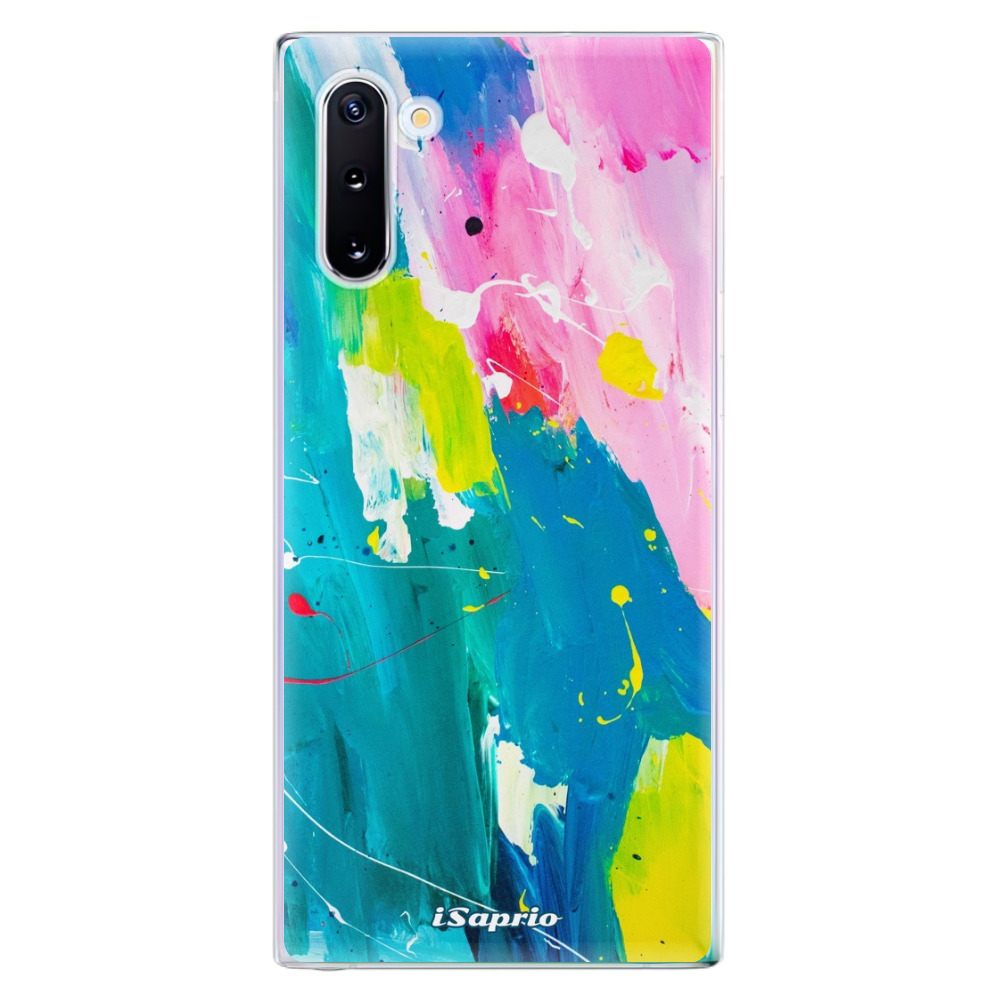 Odolné silikonové pouzdro iSaprio - Abstract Paint 04 - Samsung Galaxy Note 10