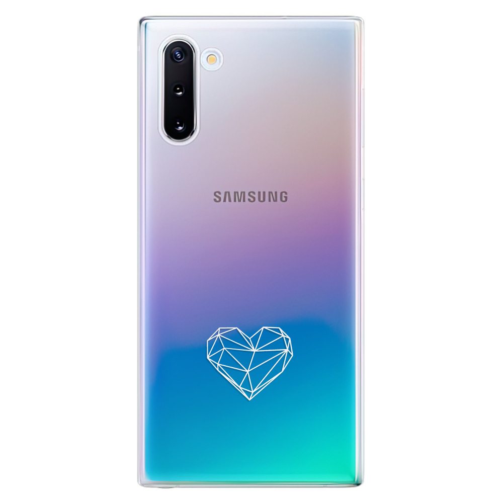 Odolné silikonové pouzdro iSaprio - čiré - Digital Love - Samsung Galaxy Note 10