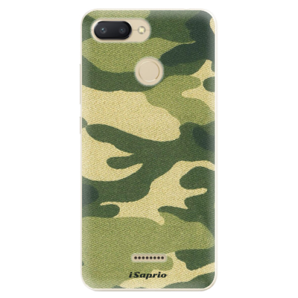 Odolné silikonové pouzdro iSaprio - Green Camuflage 01 - Xiaomi Redmi 6