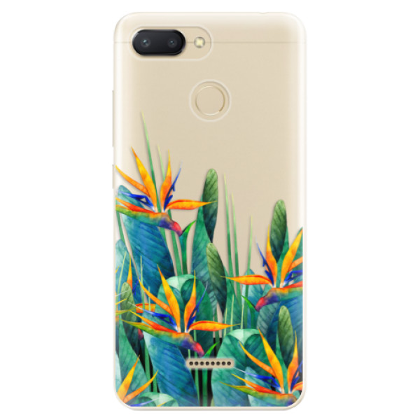 Odolné silikonové pouzdro iSaprio - Exotic Flowers - Xiaomi Redmi 6