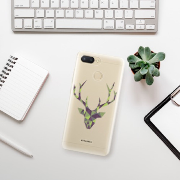 Odolné silikonové pouzdro iSaprio - Deer Green - Xiaomi Redmi 6