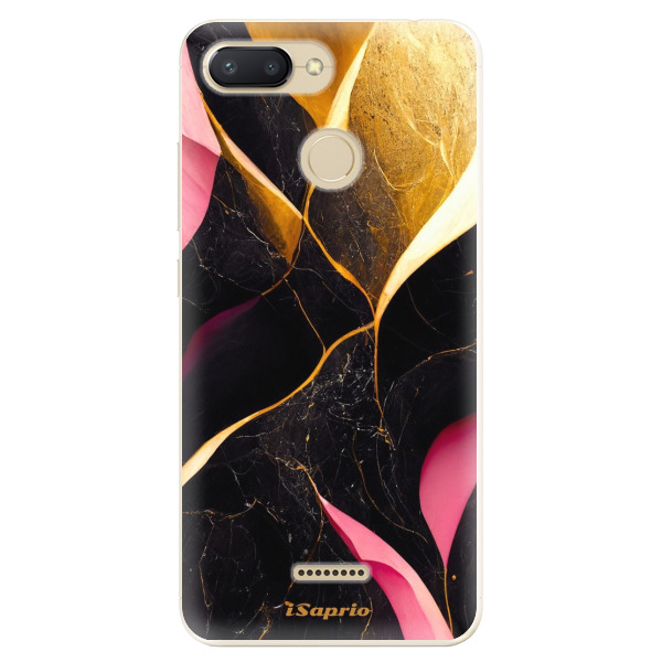 Odolné silikonové pouzdro iSaprio - Gold Pink Marble - Xiaomi Redmi 6
