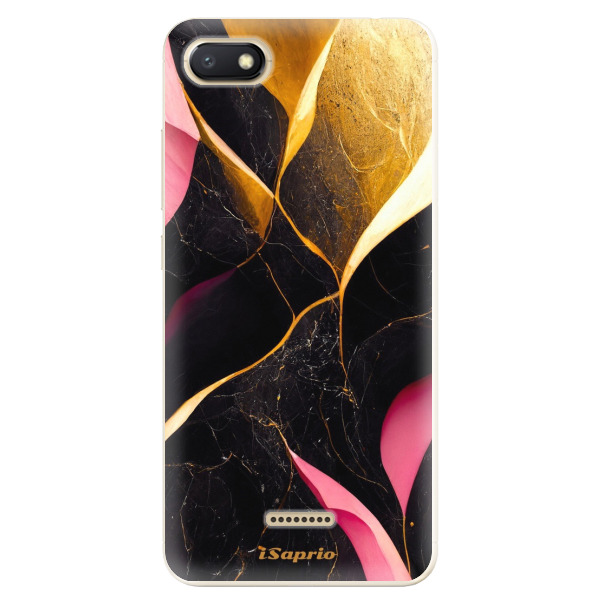 Odolné silikonové pouzdro iSaprio - Gold Pink Marble - Xiaomi Redmi 6A