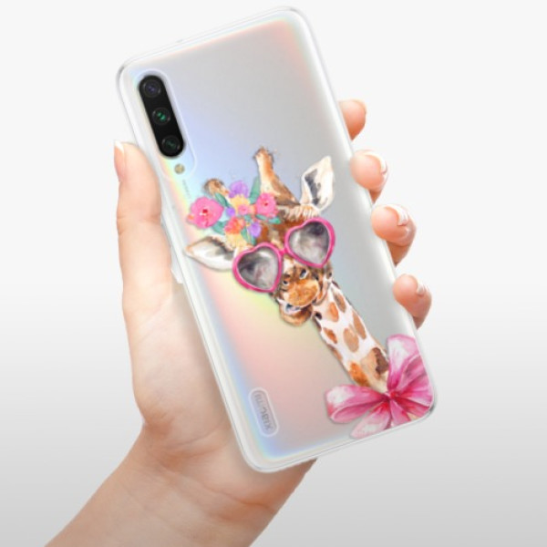 Odolné silikonové pouzdro iSaprio - Lady Giraffe - Xiaomi Mi A3