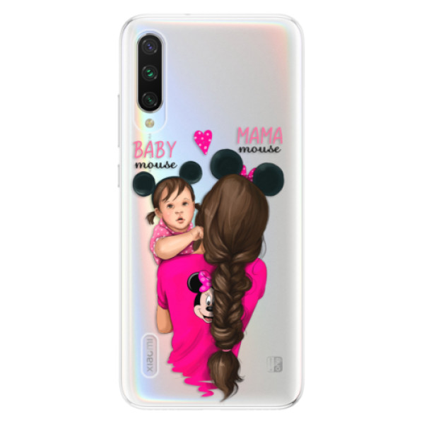 Odolné silikonové pouzdro iSaprio - Mama Mouse Brunette and Girl - Xiaomi Mi A3