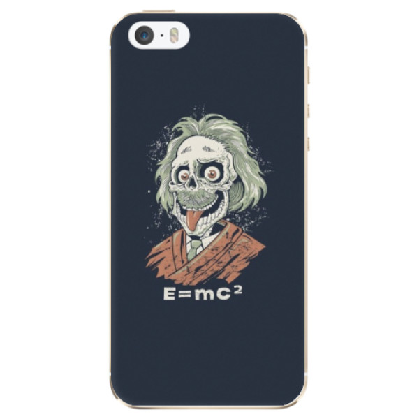 Odolné silikonové pouzdro iSaprio - Einstein 01 - iPhone 5/5S/SE