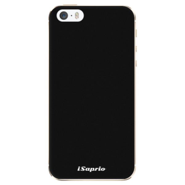 Odolné silikonové pouzdro iSaprio - 4Pure - černý - iPhone 5/5S/SE