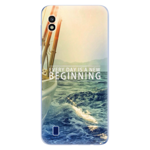 Silikonové odolné pouzdro iSaprio Beginning na mobil Samsung Galaxy A10 (Silikonový odolný kryt, obal, pouzdro iSaprio Beginning na mobil Samsung Galaxy A10)