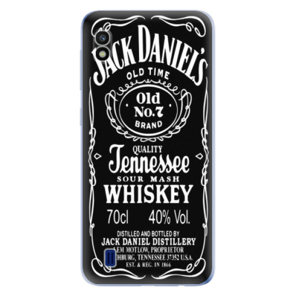 Odolné silikonové pouzdro iSaprio - Jack Daniels - Samsung Galaxy A10