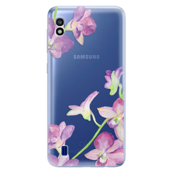 Odolné silikonové pouzdro iSaprio - Purple Orchid - Samsung Galaxy A10