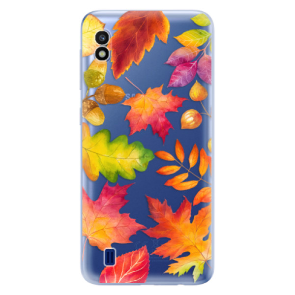 Silikonové odolné pouzdro iSaprio Autumn Leaves 01 na mobil Samsung Galaxy A10 (Silikonový odolný kryt, obal, pouzdro iSaprio Autumn Leaves 01 na mobil Samsung Galaxy A10)