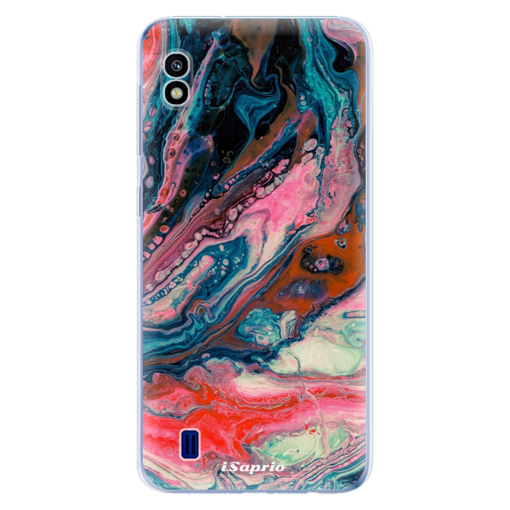 Odolné silikonové pouzdro iSaprio - Abstract Paint 01 - Samsung Galaxy A10