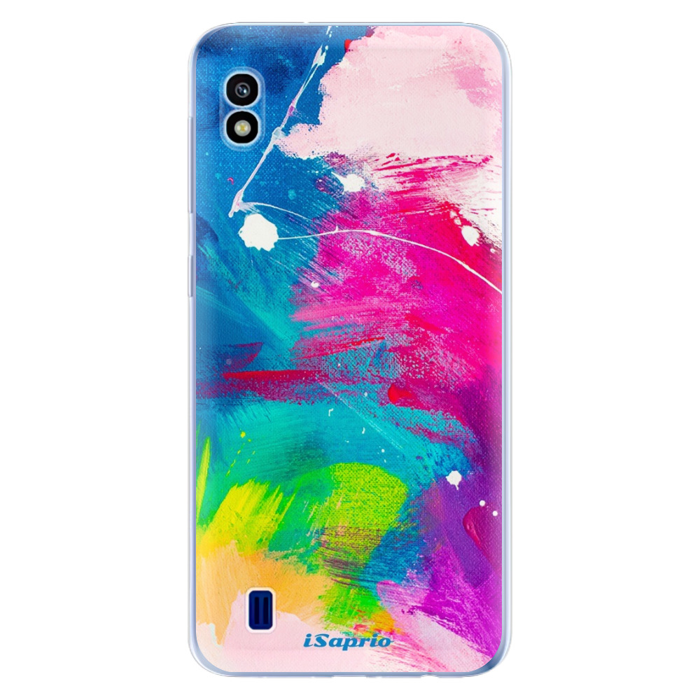 Odolné silikonové pouzdro iSaprio - Abstract Paint 03 - Samsung Galaxy A10