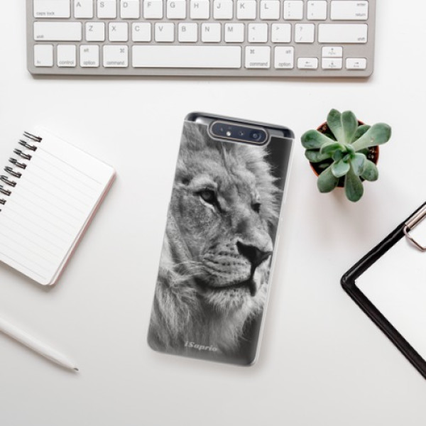 Odolné silikonové pouzdro iSaprio - Lion 10 - Samsung Galaxy A80