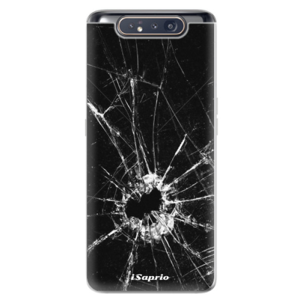 Odolné silikonové pouzdro iSaprio - Broken Glass 10 - Samsung Galaxy A80