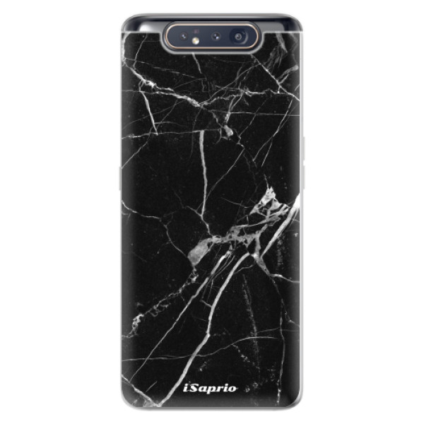 Odolné silikonové pouzdro iSaprio - Black Marble 18 - Samsung Galaxy A80