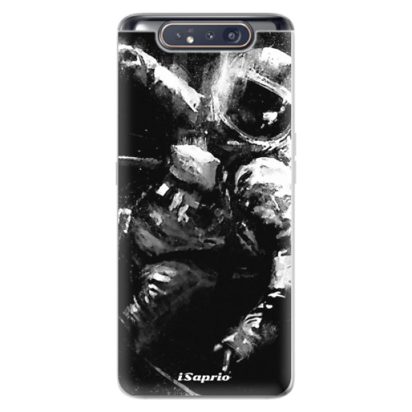 Odolné silikonové pouzdro iSaprio - Astronaut 02 - Samsung Galaxy A80