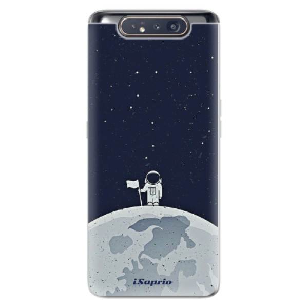 Odolné silikonové pouzdro iSaprio - On The Moon 10 - Samsung Galaxy A80