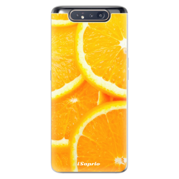 Odolné silikonové pouzdro iSaprio - Orange 10 - Samsung Galaxy A80