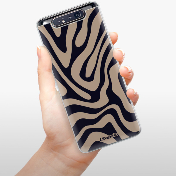 Odolné silikonové pouzdro iSaprio - Zebra Black - Samsung Galaxy A80