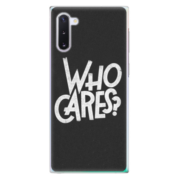 Plastové pouzdro iSaprio - Who Cares - Samsung Galaxy Note 10