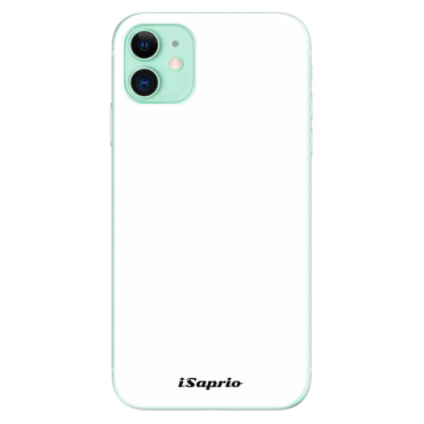 Silikonové odolné pouzdro iSaprio - 4Pure bílé na mobil Apple iPhone 11 (Silikonový odolný kryt, obal, pouzdro iSaprio - 4Pure bílé na mobilní telefon Apple iPhone 11)