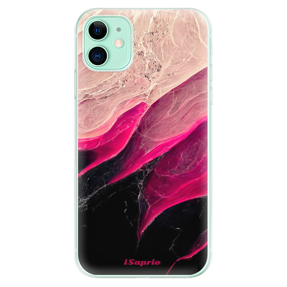 Odolné silikonové pouzdro iSaprio - Black and Pink - iPhone 11