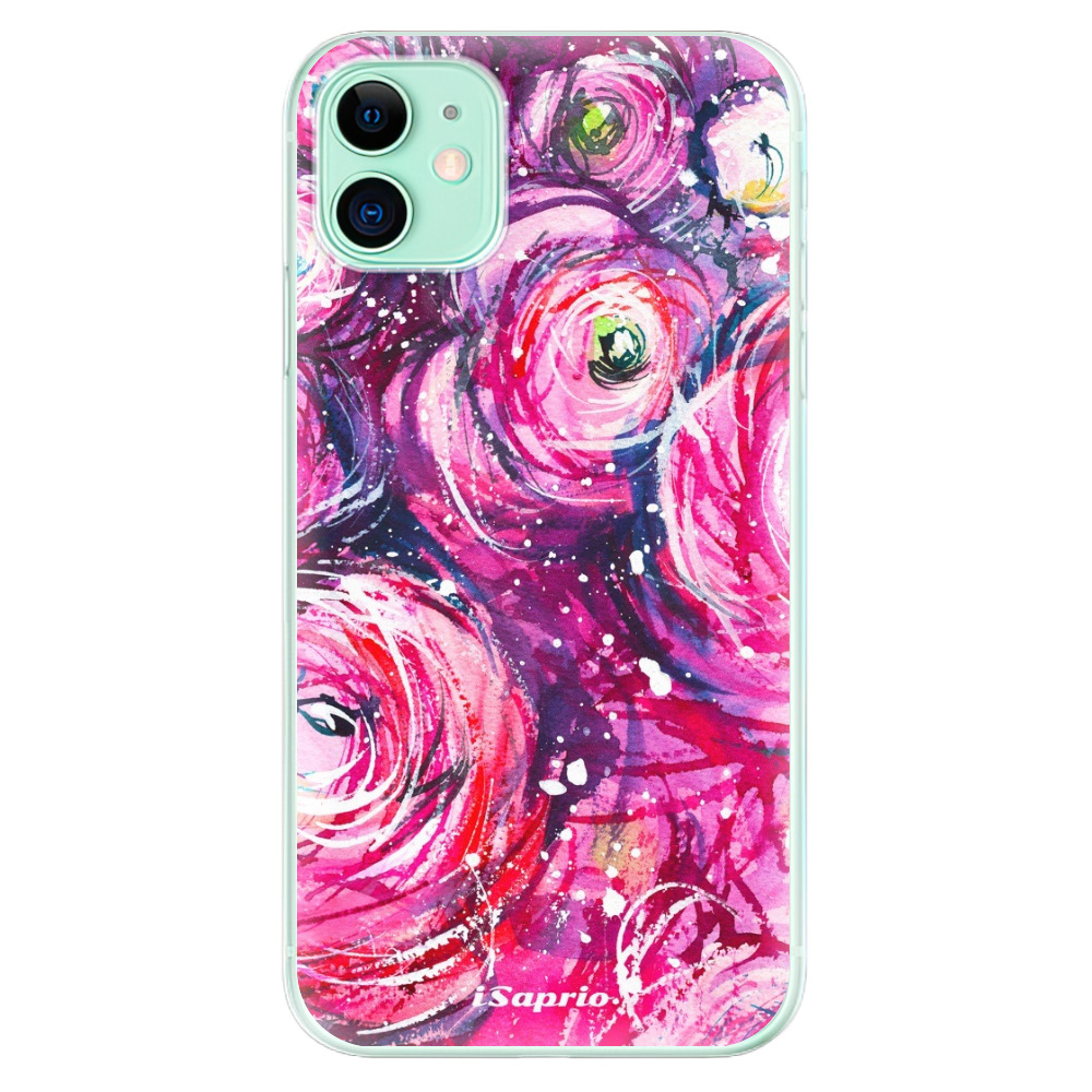 Odolné silikonové pouzdro iSaprio - Pink Bouquet - iPhone 11
