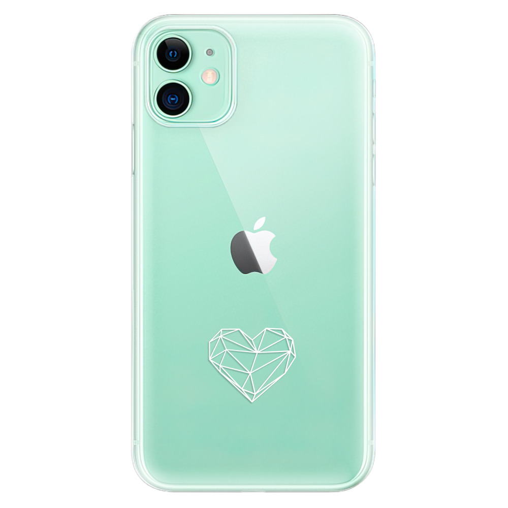 Odolné silikonové pouzdro iSaprio - čiré - Digital Love - iPhone 11