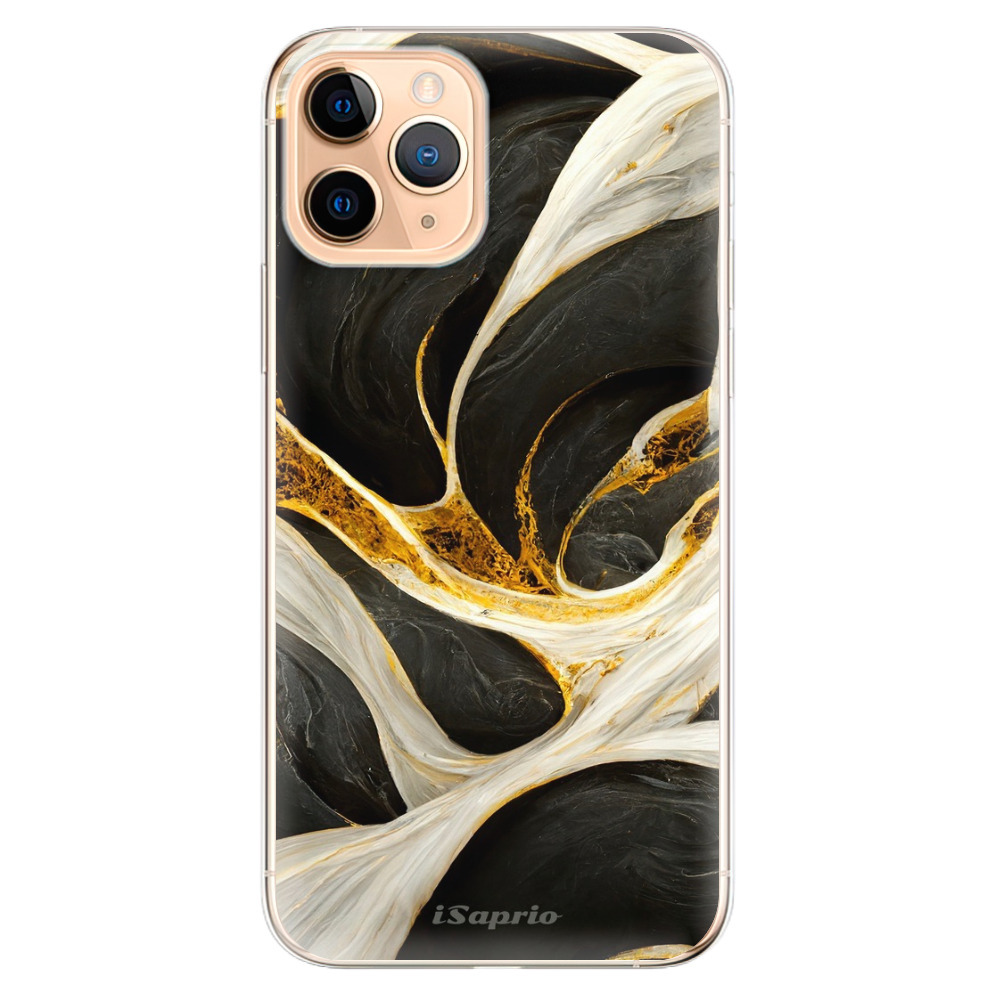 Odolné silikonové pouzdro iSaprio - Black and Gold - iPhone 11 Pro