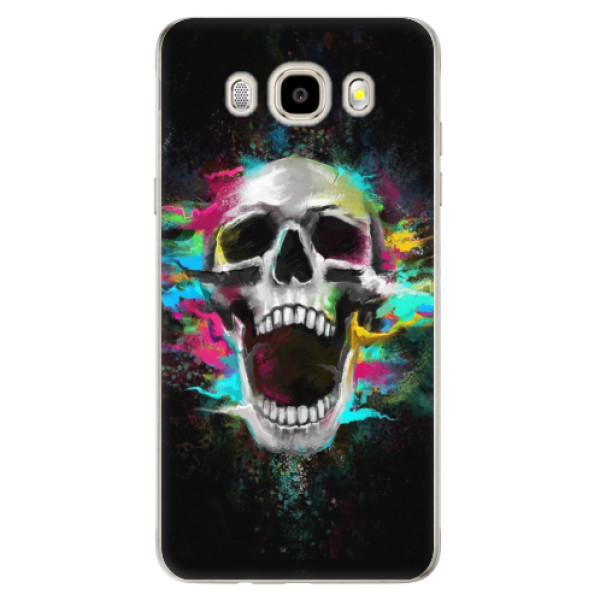 Odolné silikonové pouzdro iSaprio - Skull in Colors na mobil Samsung Galaxy J5 2016 (Odolný silikonový obal, kryt pouzdro iSaprio - Skull in Colors - na mobilní telefon Samsung Galaxy J5 2016)